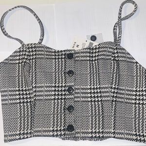 Pattern Crop Top